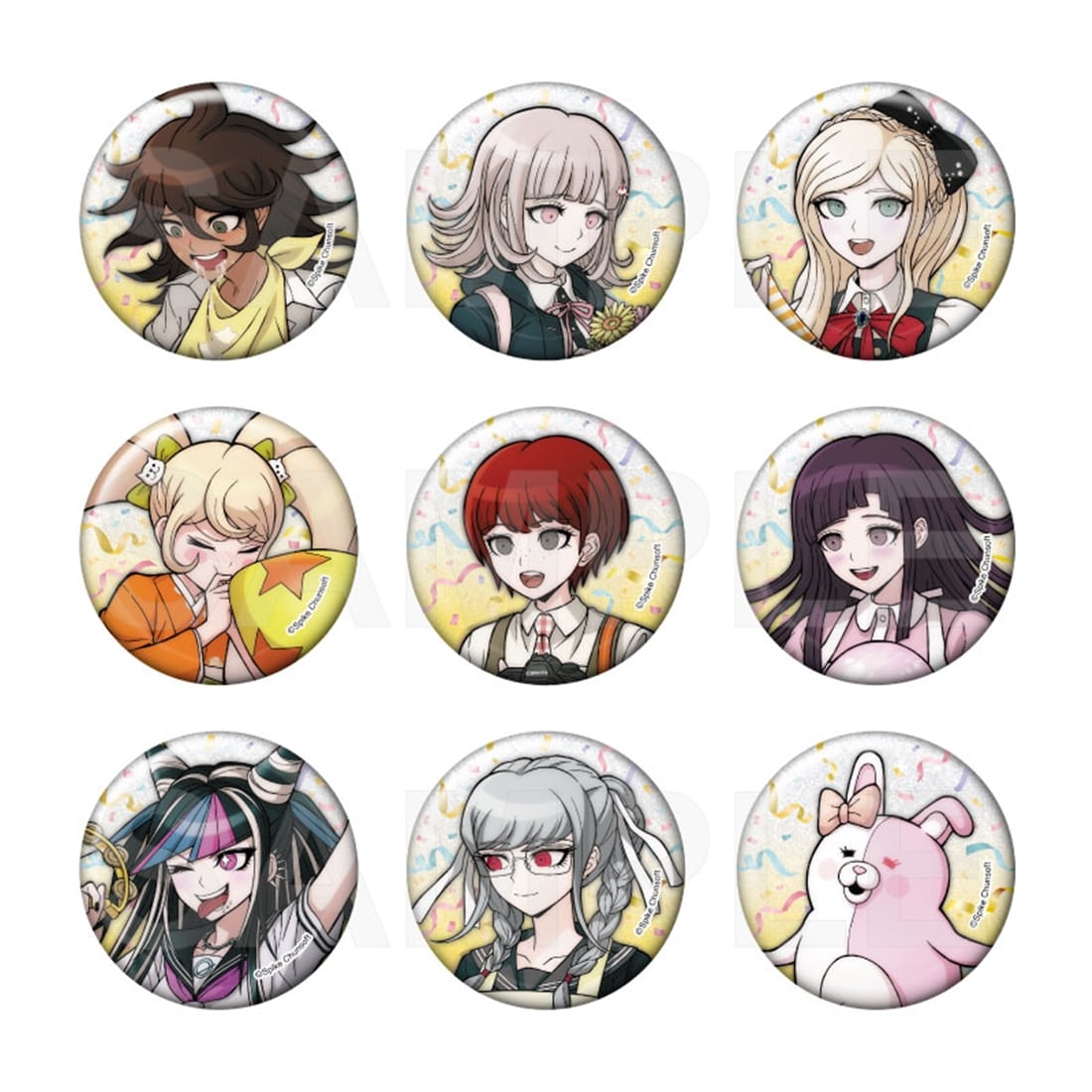 スーパーダンガンロンパ2　パーティー準備　グリッター缶バッジBOX　Vol.2 Vol.2