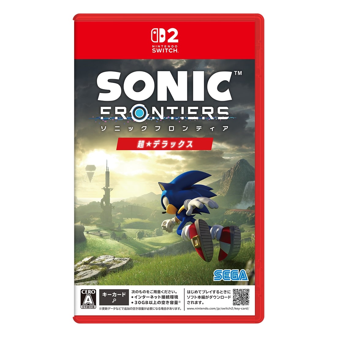 ソニックフロンティア 超・デラックス セガストア オンラインDXパック 35thアニバーサリーエディション（XLサイズ） セガストア オンラインDXパック 35thアニバーサリーエディション XLサイズ