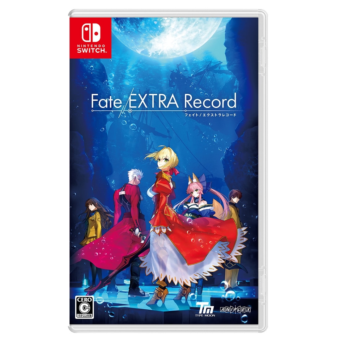 Fate/EXTRA Record 限定版 Switch 3Dクリスタルセット「セイバー」 (エビテン限定特典付き) Switch 限定版 Switch 3Dクリスタル「セイバー」 エビテン限定特典付き