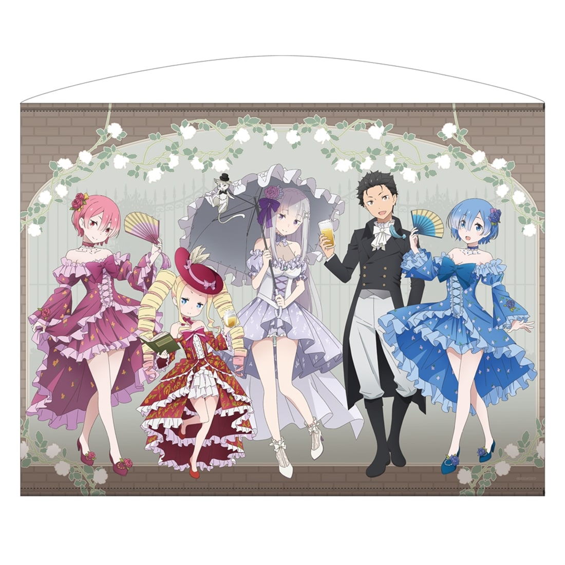 Re:ゼロから始める異世界生活 描き下ろし Re:ゼロから始める異世界生活 100cmタペストリー パーティーver.