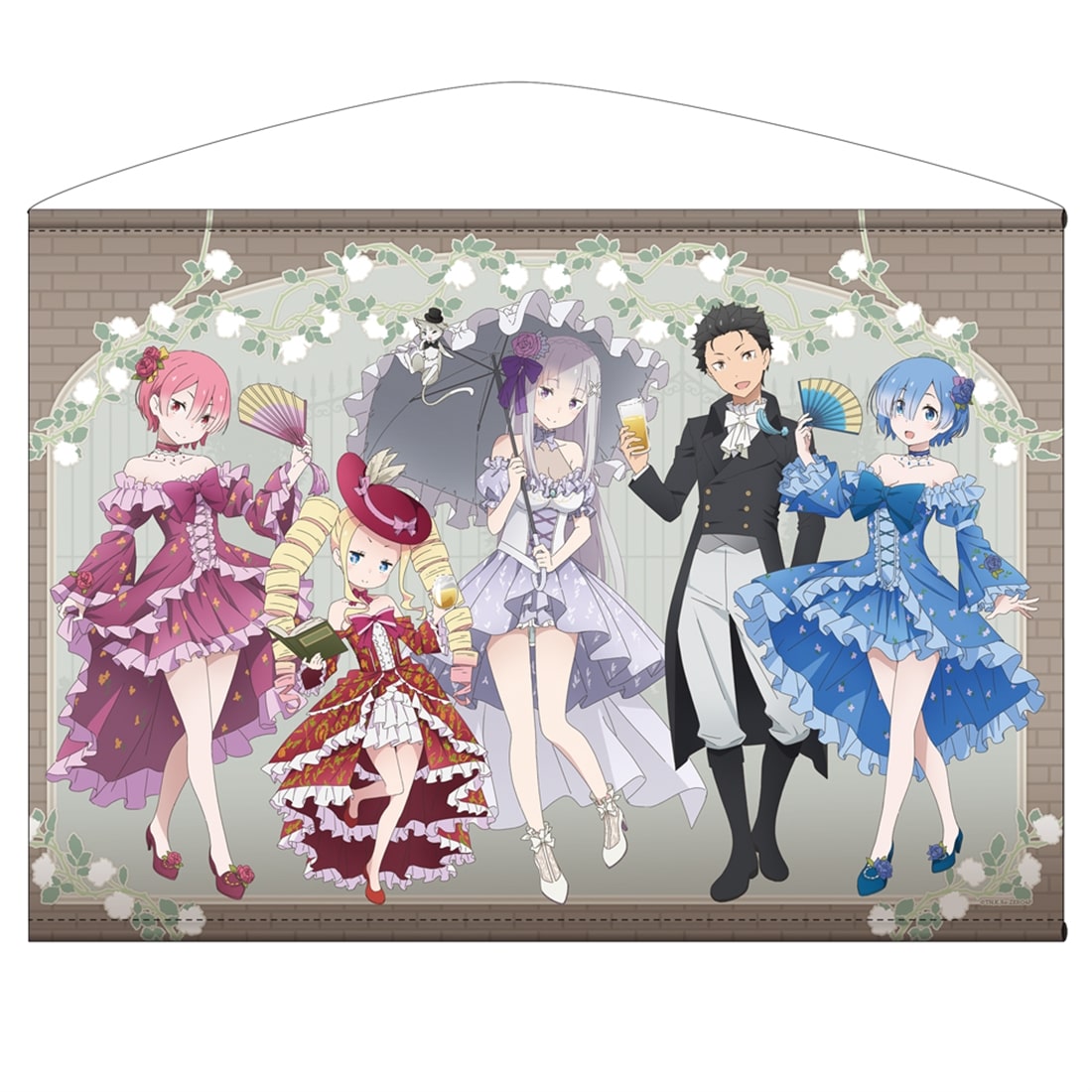 Re:ゼロから始める異世界生活 描き下ろし Re:ゼロから始める異世界生活 B2タペストリー パーティーver.