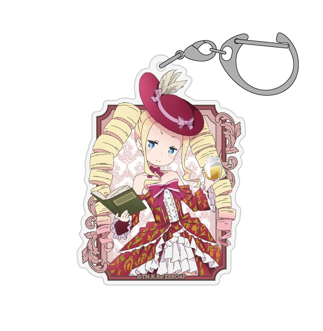 Re:ゼロから始める異世界生活 描き下ろし ベアトリス アクリルマルチキーホルダー パーティードレスver.