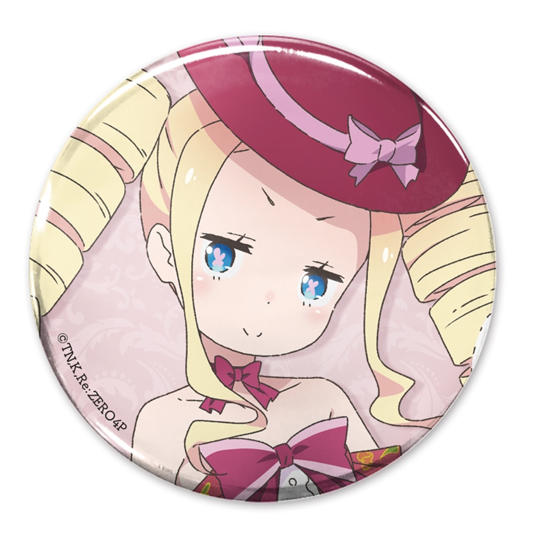 Re:ゼロから始める異世界生活 描き下ろし ベアトリス 65mm缶バッジ パーティードレスver.