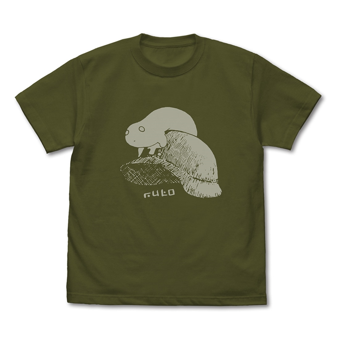 少女終末旅行 ヌコとユーリのヘルメット Tシャツ MOSS XL MOSS XL