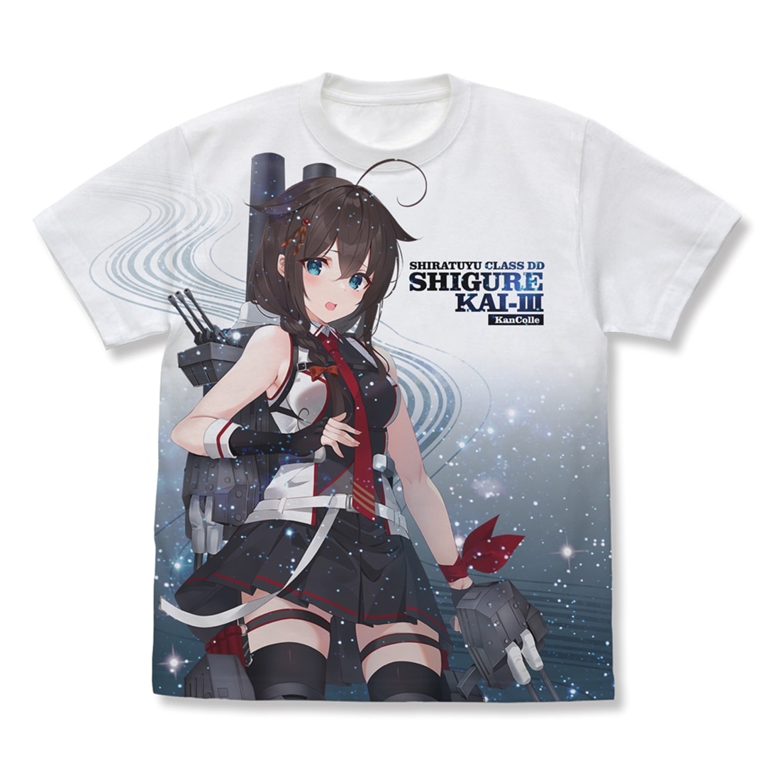 艦隊これくしょん -艦これ- 時雨改三 フルグラフィックTシャツ WHITE XL XL