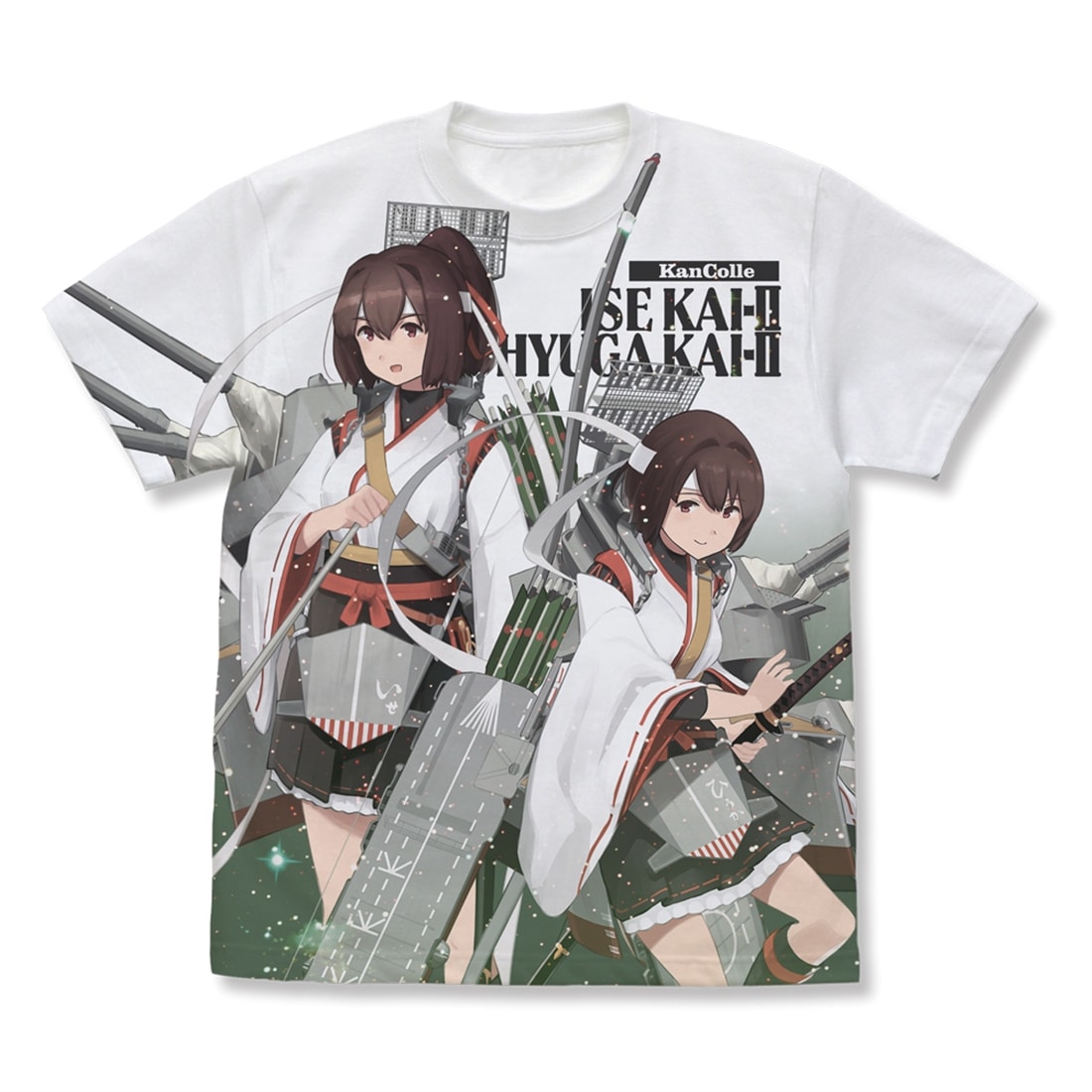 艦隊これくしょん -艦これ- 日向改二＆伊勢改二 フルグラフィックTシャツ WHITE S S