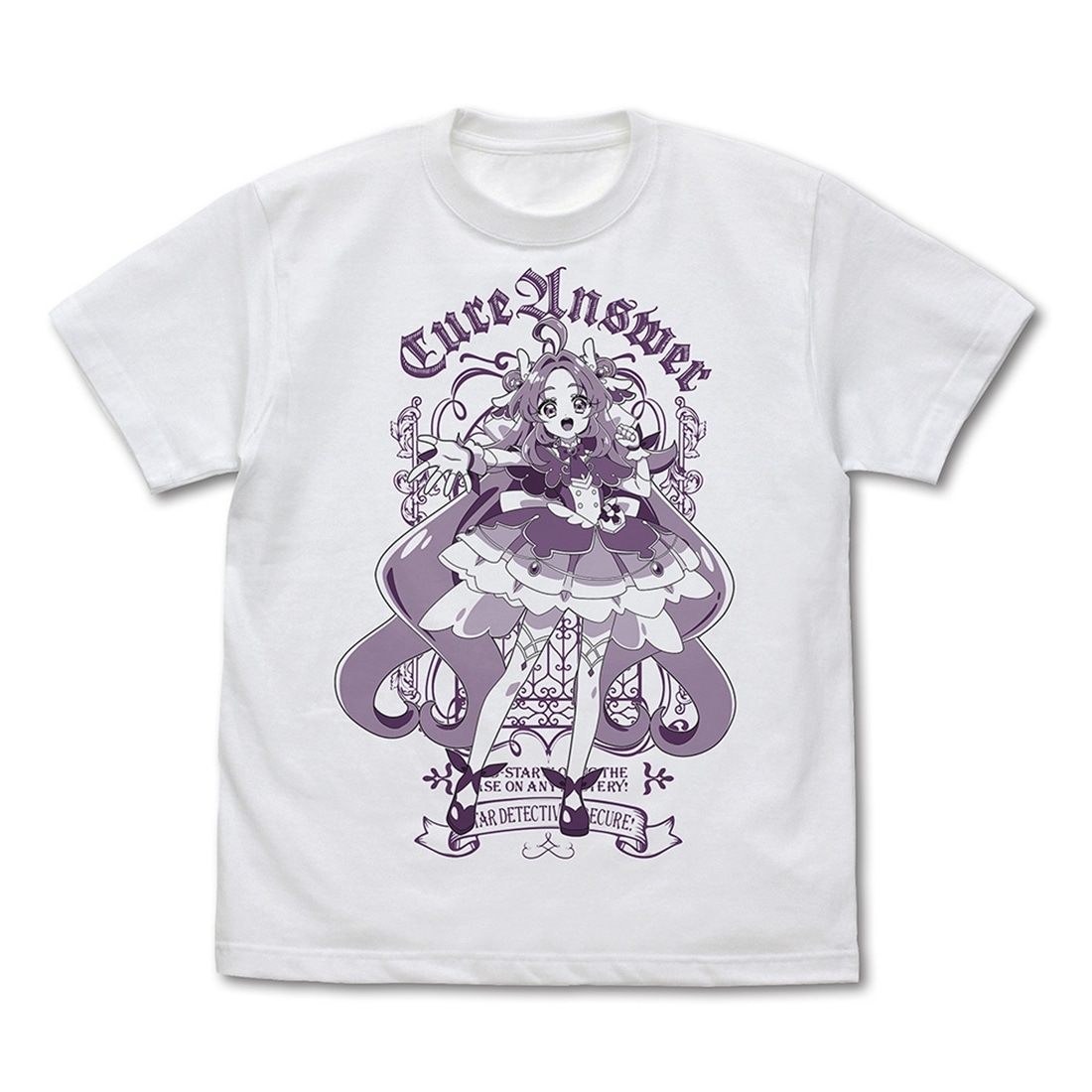 名探偵プリキュア！ キュアアンサー Tシャツ WHITE L WHITE L
