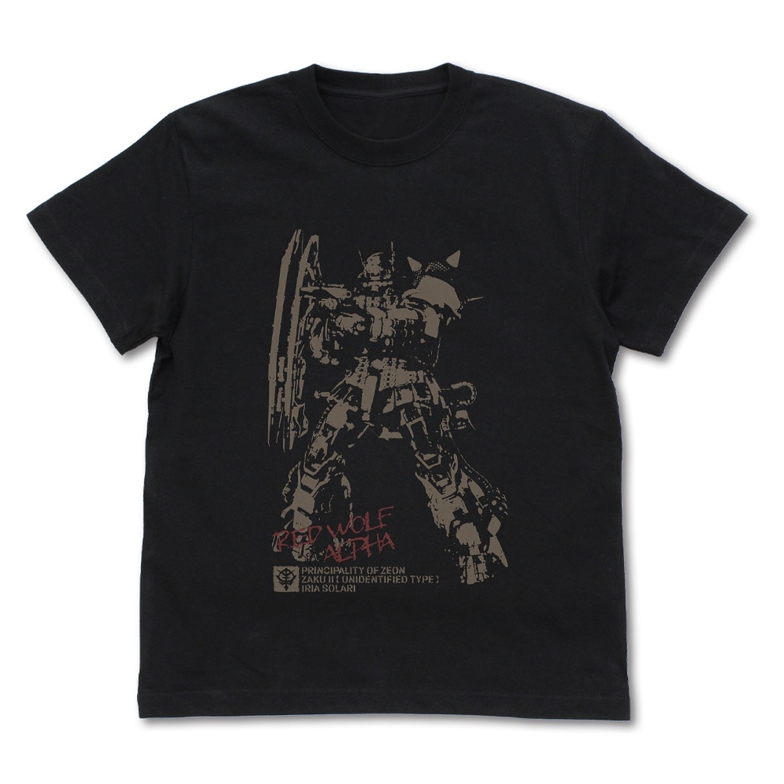 機動戦士ガンダム 復讐のレクイエム 無識別型ザクII ソラリ機 Tシャツ BLACK M BLACK M