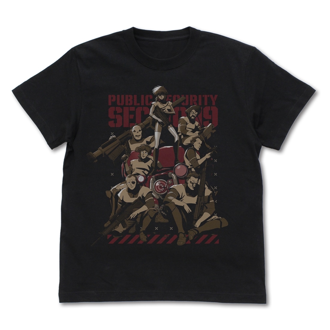 攻殻機動隊 THE GHOST IN THE SHELL TGITS 公安9課 Tシャツ BLACK XL BLACK XL