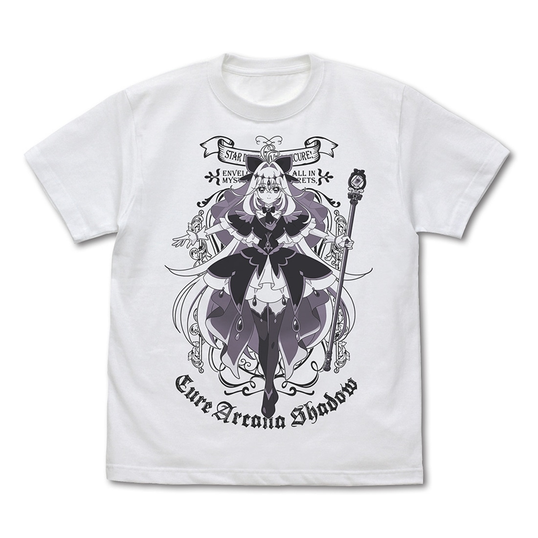 名探偵プリキュア！ キュアアルカナ・シャドウ Tシャツ WHITE S WHITE S