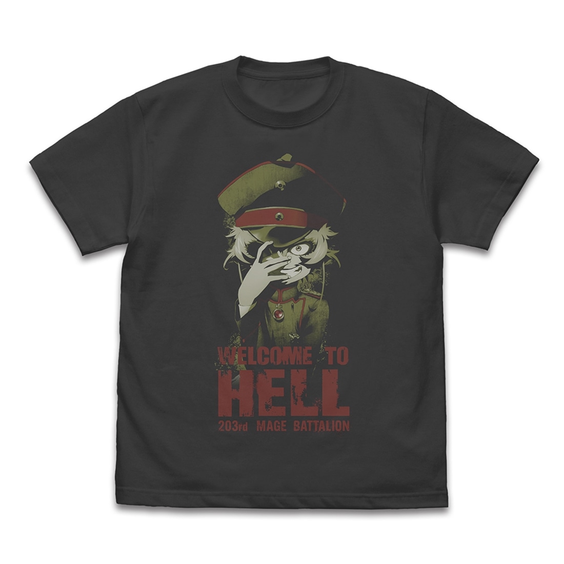 幼女戦記Ⅱ ターニャ 「地獄へようこそ」 Tシャツ SUMI L L
