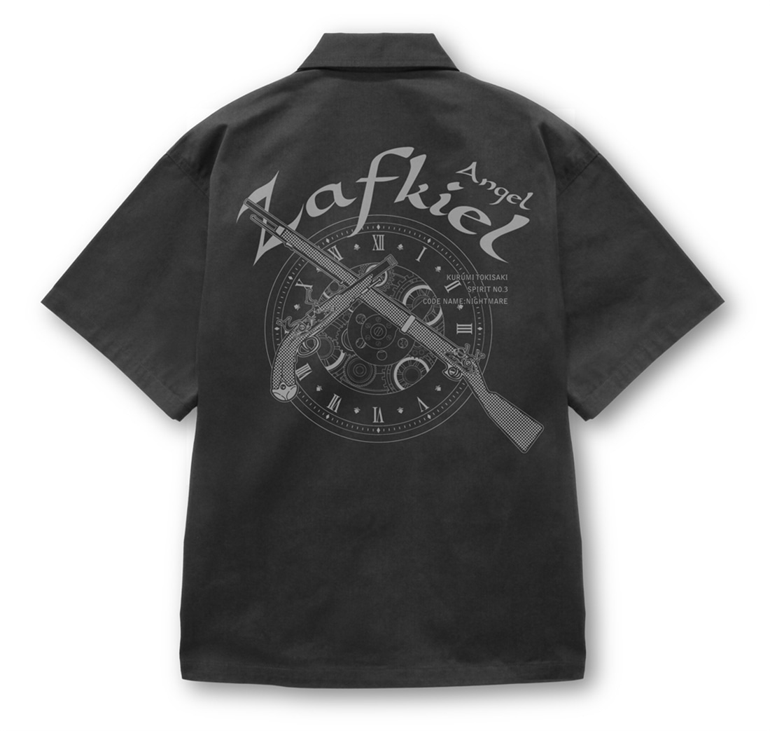 デート・ア・ライブⅤ ザフキエル ワークシャツ GRAY XL XL