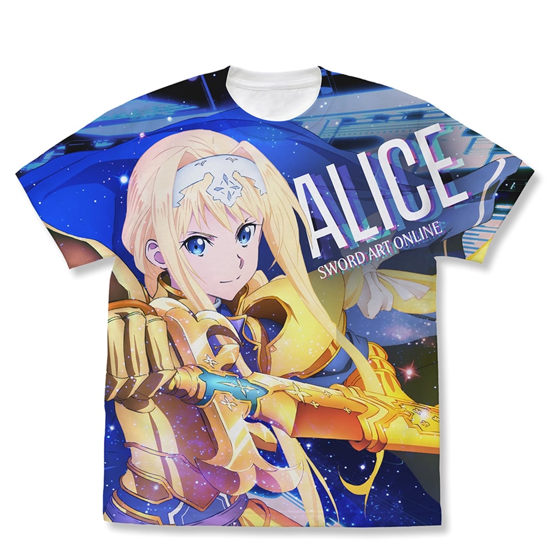 ソードアート・オンライン アリス・シンセシス・サーティ フルグラフィックTシャツ 金木犀の騎士Ver. WHITE XL XL