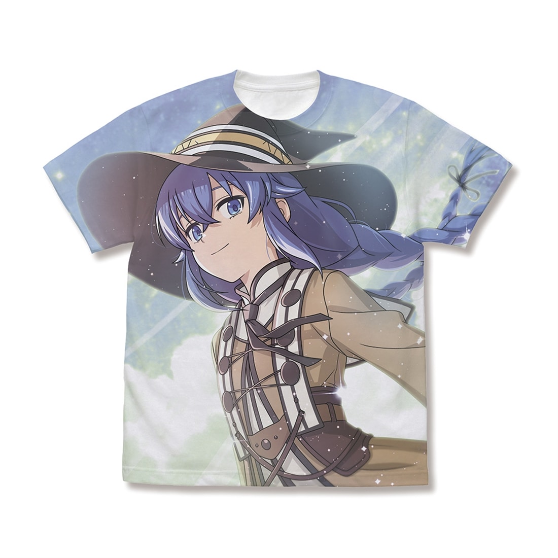 無職転生 ～異世界行ったら本気だす～ クロニクル・オブ・エコーズ ロキシー フルグラフィックTシャツ クロニクル・オブ・エコーズVer. WHITE L L