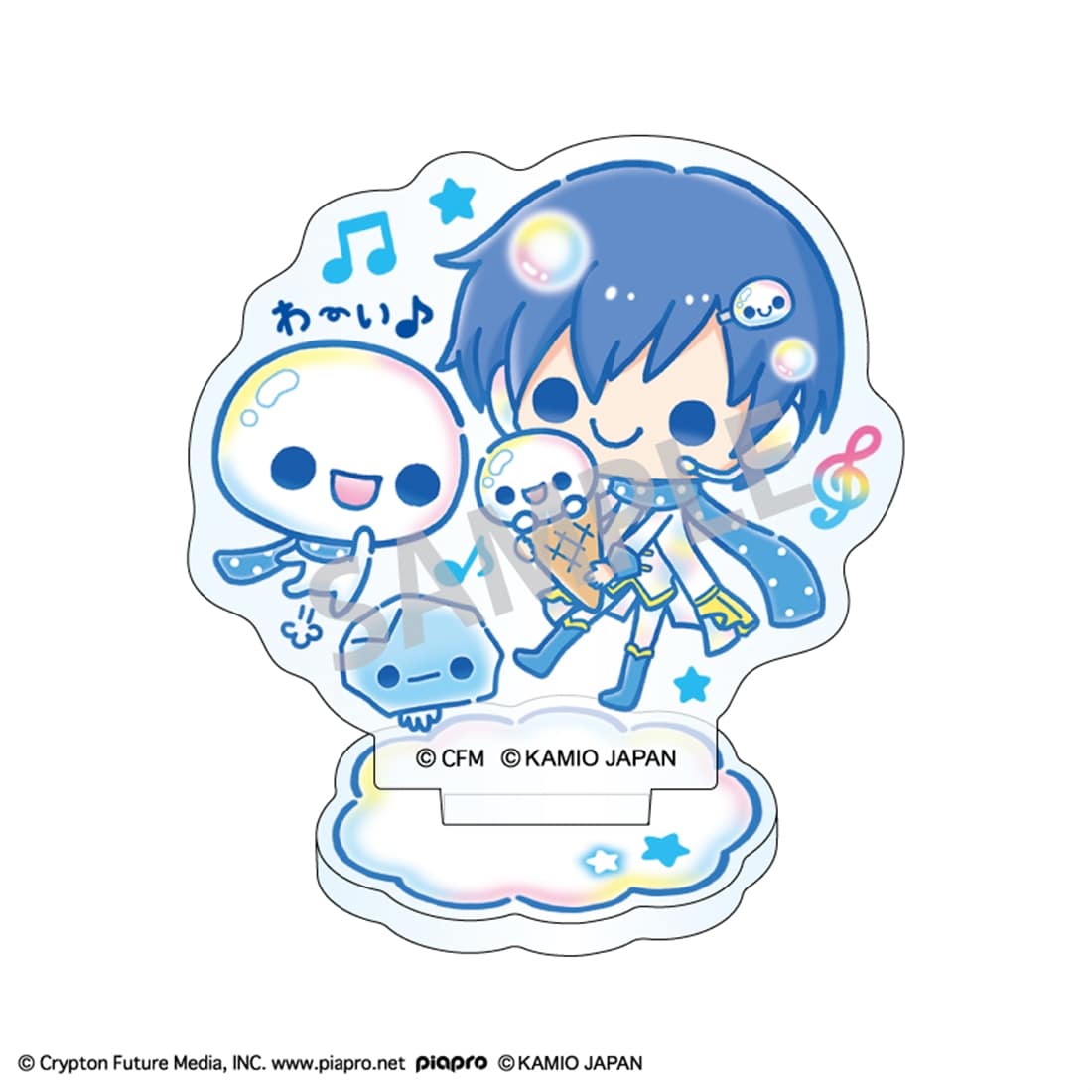 初音ミク×ぷくぷくあわわちゃん ミニアクリルスタンド KAITO