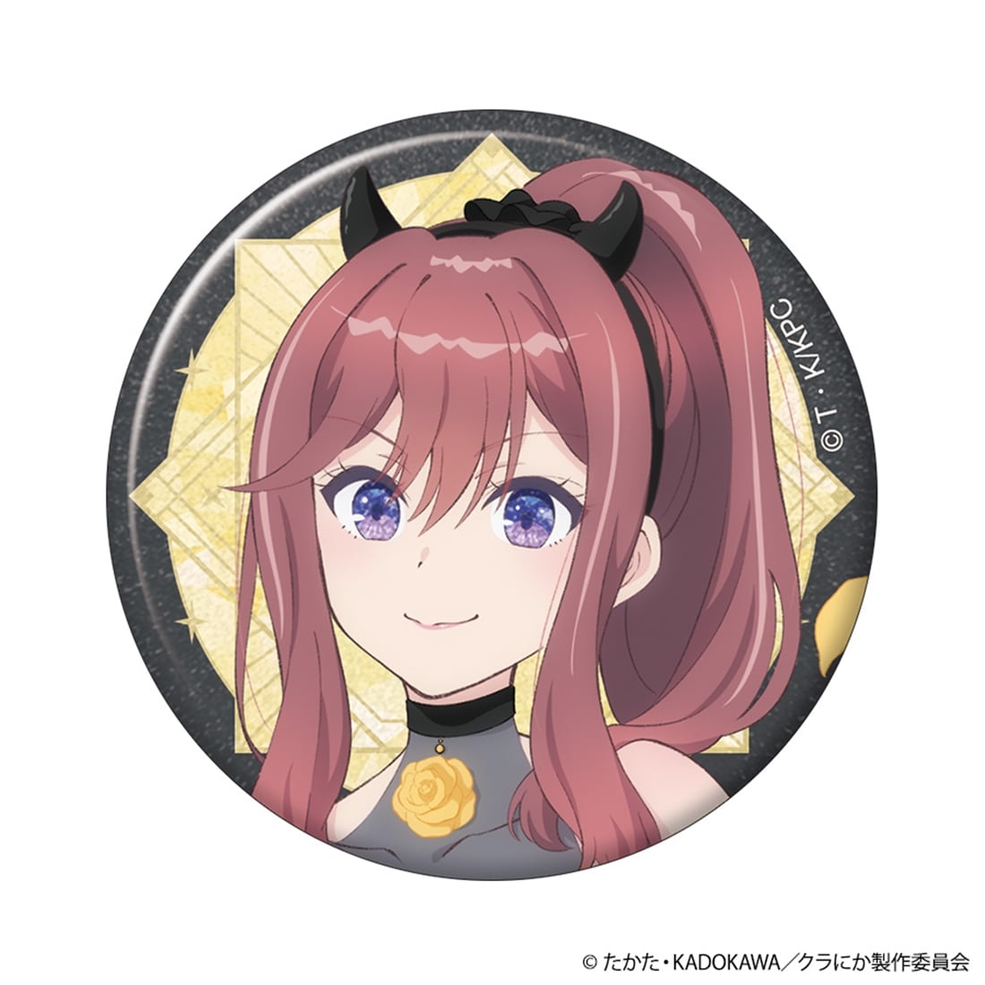 クラスで2番目に可愛い女の子と友だちになった グリッター缶バッジ 新田新奈