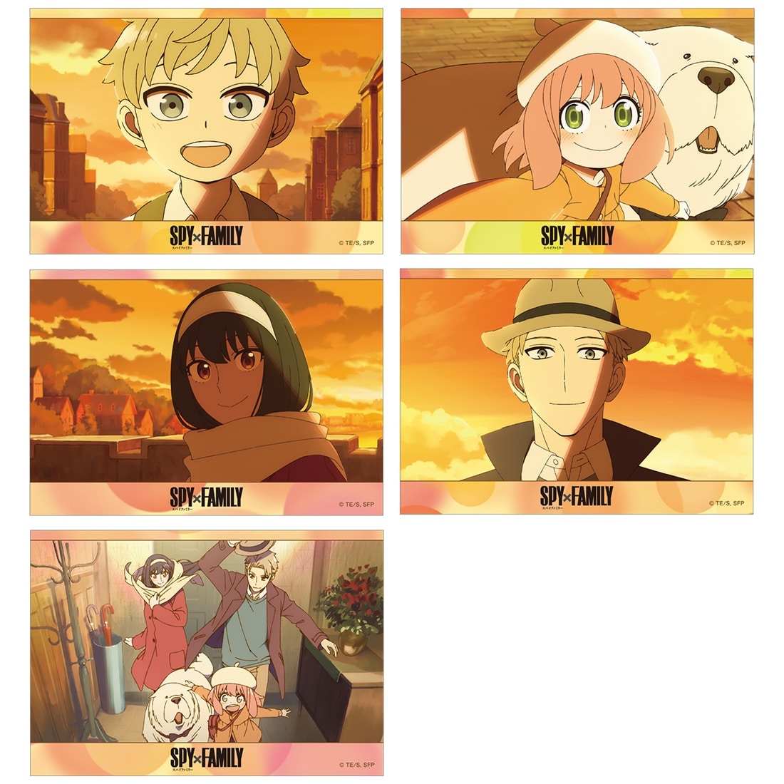 SPY×FAMILY ブロマイド5枚セット Season3 ED ver.