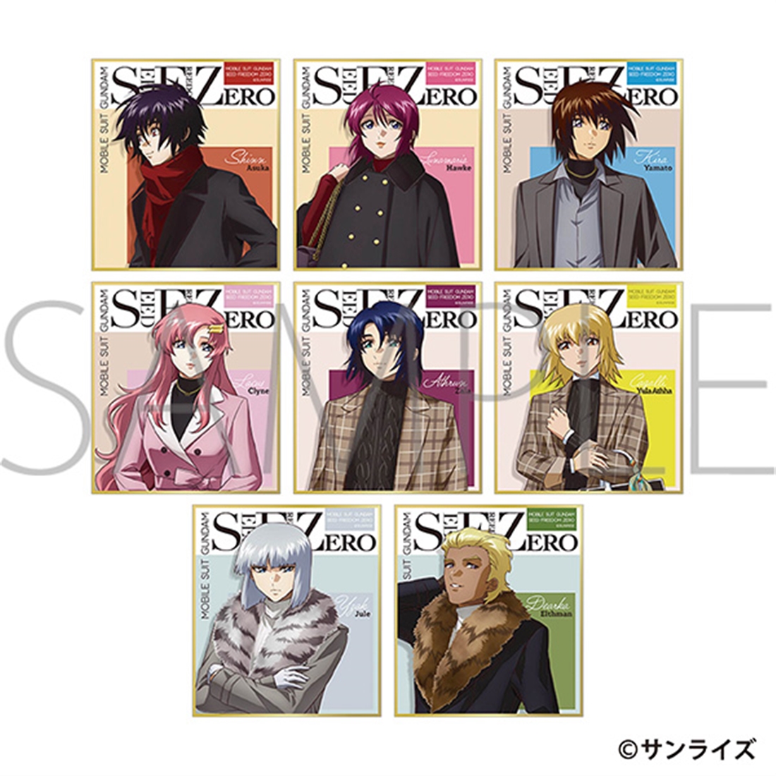 機動戦士ガンダムSEED FREEDOM ZERO ミニ色紙コレクション 【1BOX】