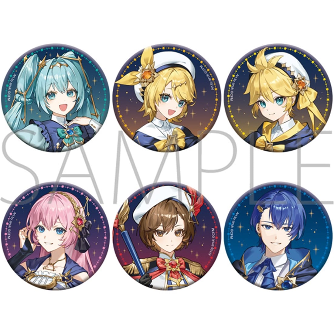 初音ミクシリーズ グリッターキャラバッジコレクション 【1BOX】