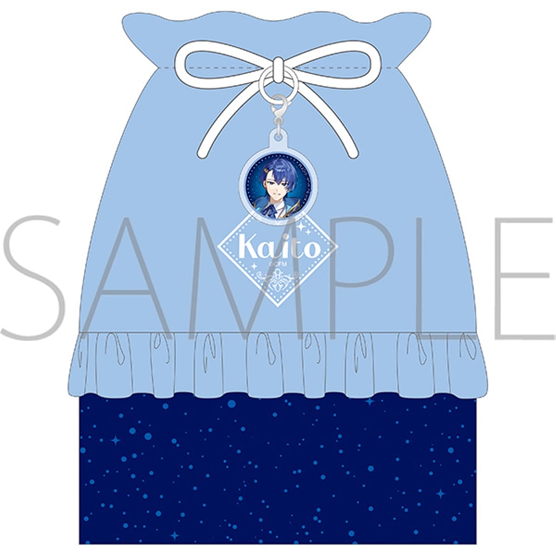 初音ミクシリーズ アクリルチャーム付き巾着 KAITO