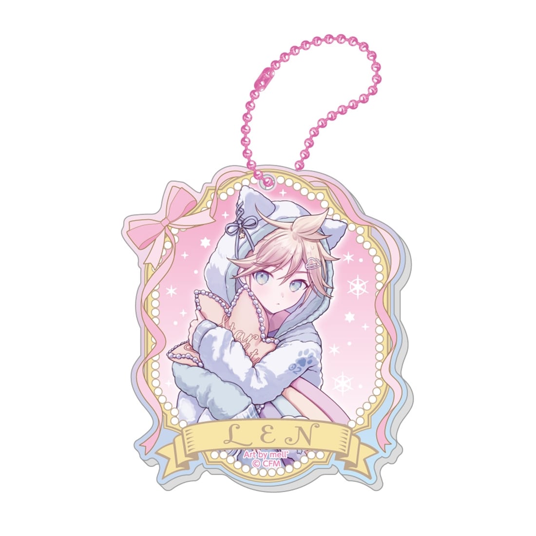 39Culture 2025 EXTRA POP オーロラアクリルキーホルダー 鏡音レン