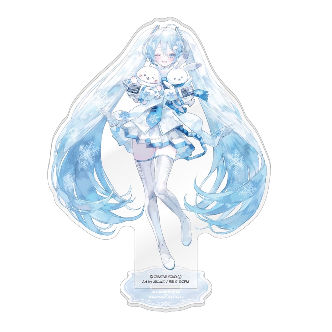 しろたん×雪ミク アクリルスタンド
