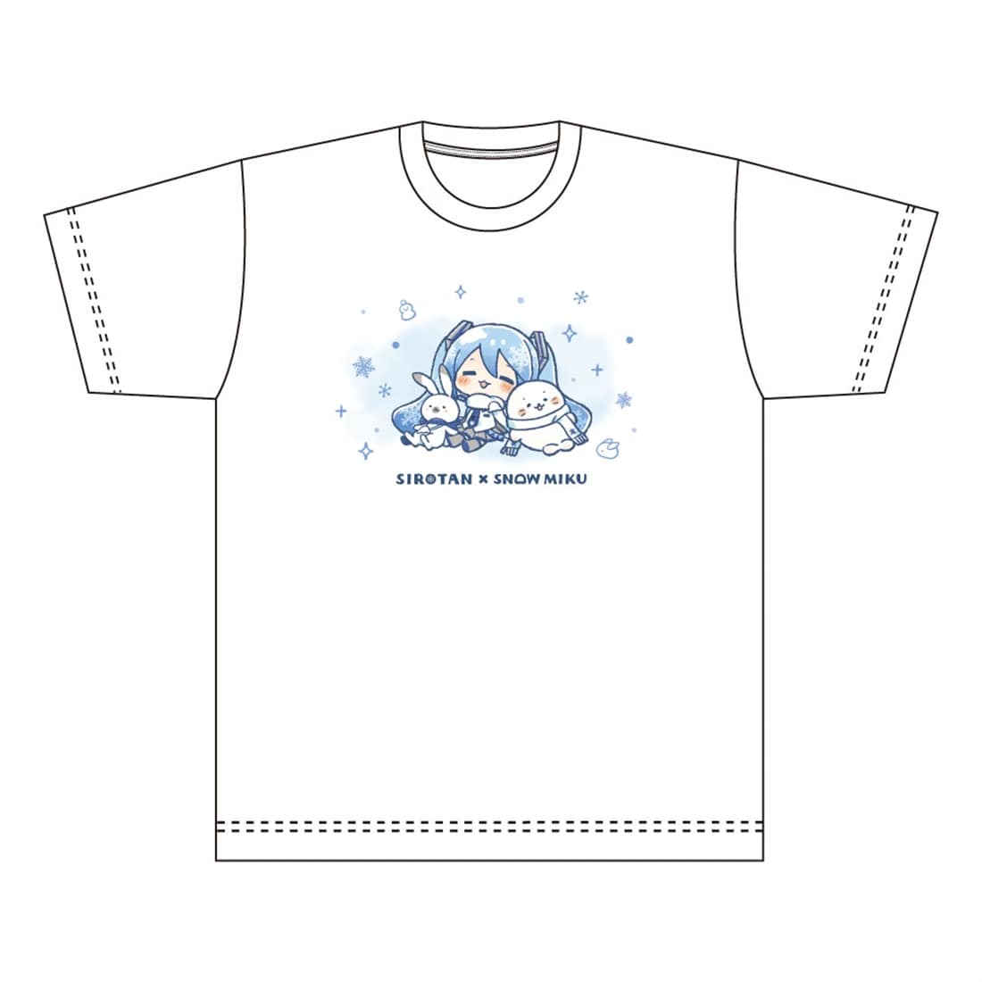 しろたん×雪ミク Tシャツ