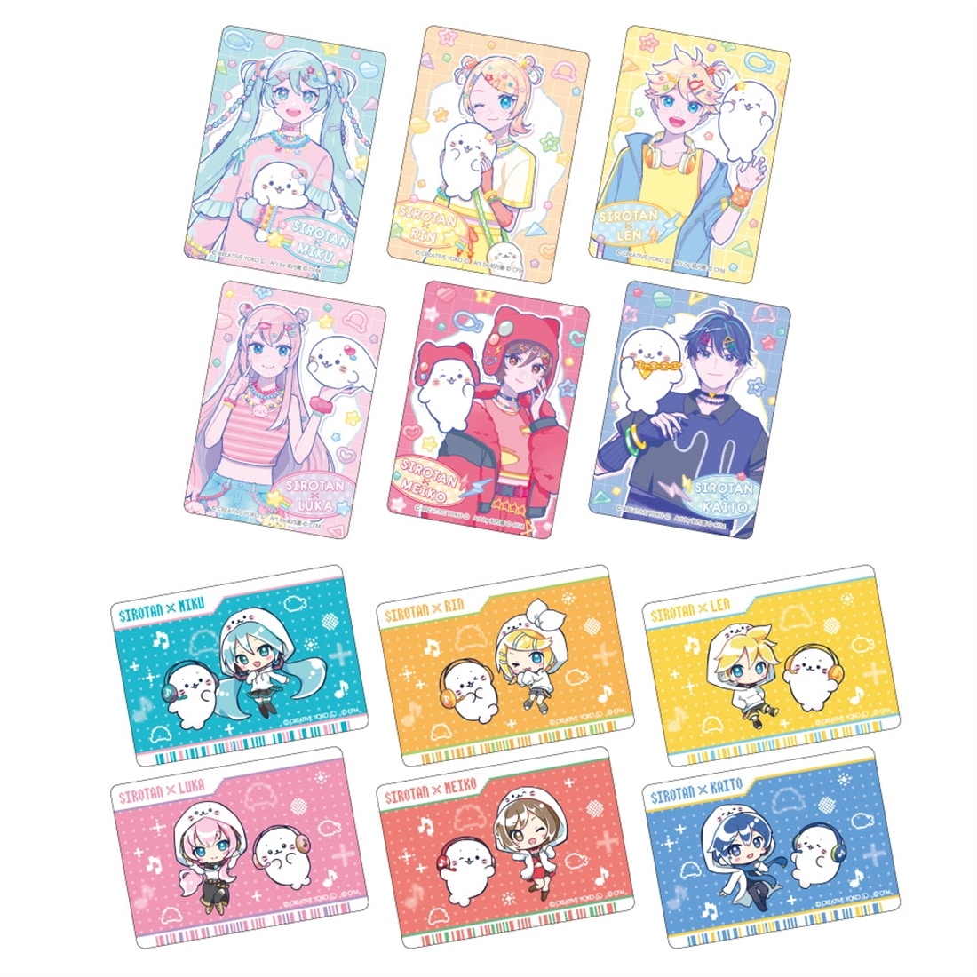 しろたん×初音ミク 第2弾 トレーディングホロクリアカード 【1BOX】