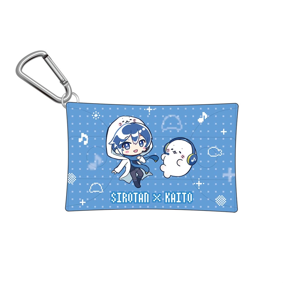 しろたん×初音ミク 第2弾 カラビナ付きクリアポーチ KAITO