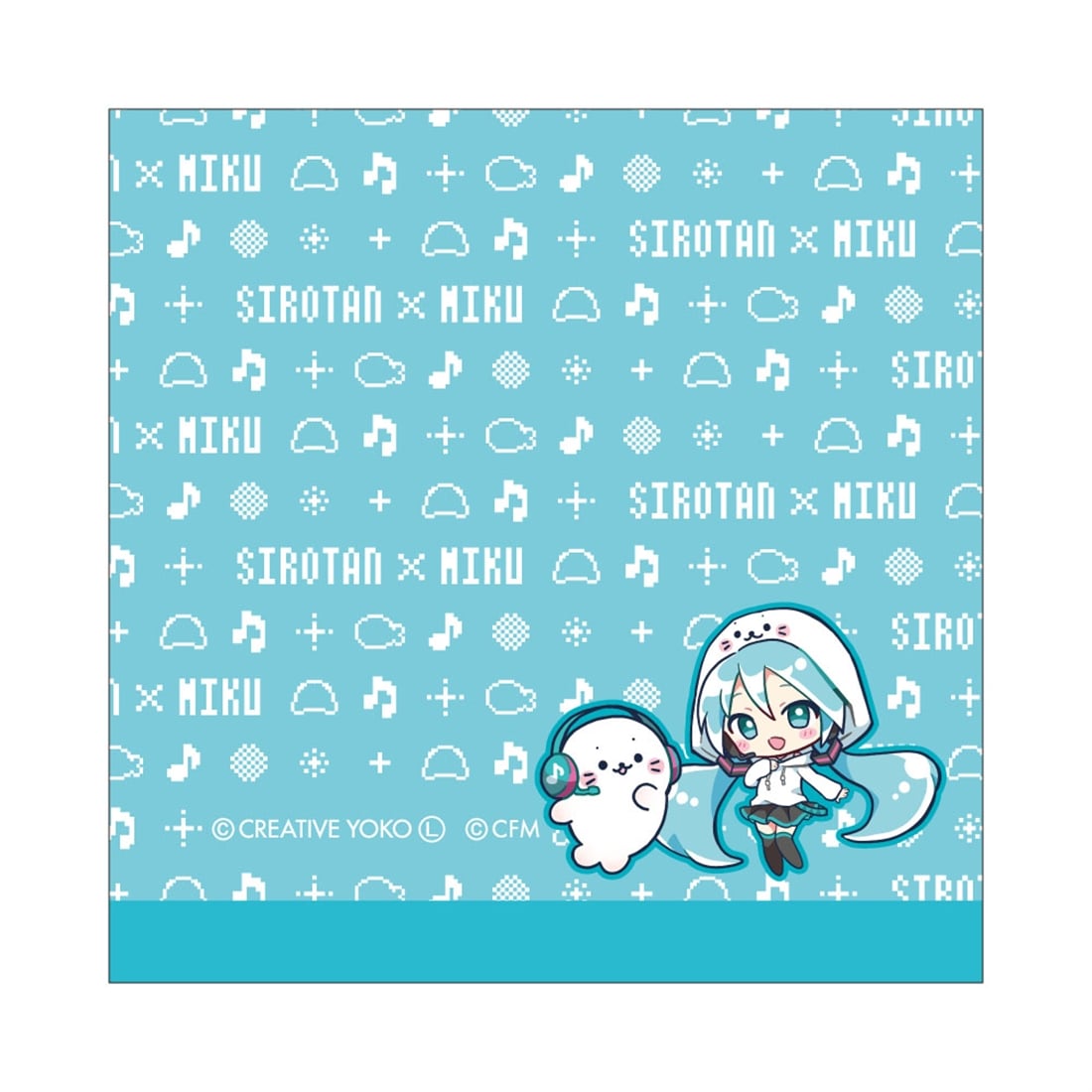 しろたん×初音ミク 第2弾 ハンドタオル 初音ミク