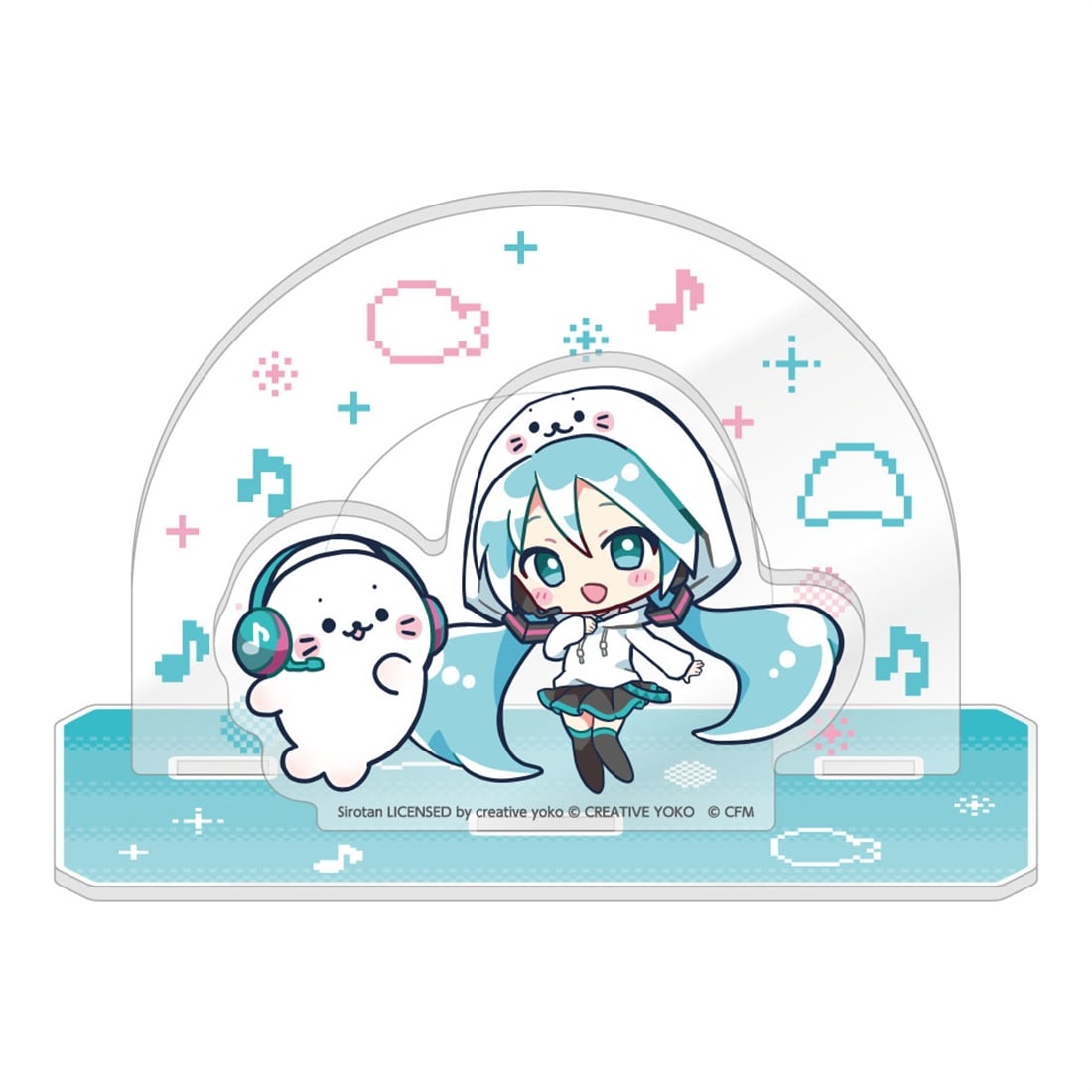 しろたん×初音ミク 第2弾 アクリルジオラマ 初音ミク