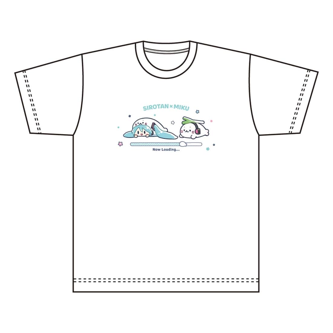 しろたん×初音ミク 第2弾 Tシャツ 初音ミク（XLサイズ） XL