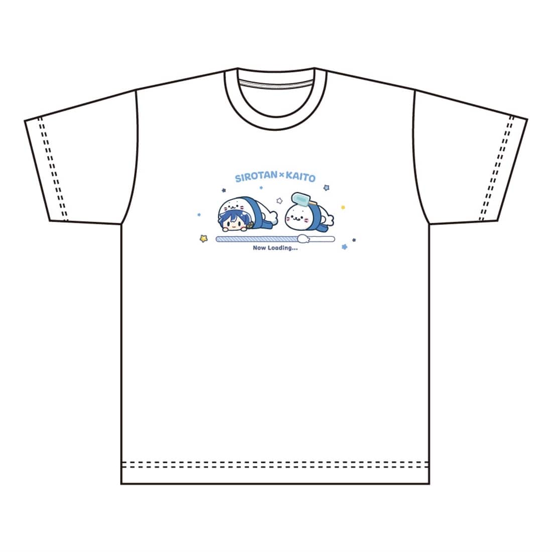 しろたん×初音ミク 第2弾 Tシャツ KAITO（Lサイズ） L