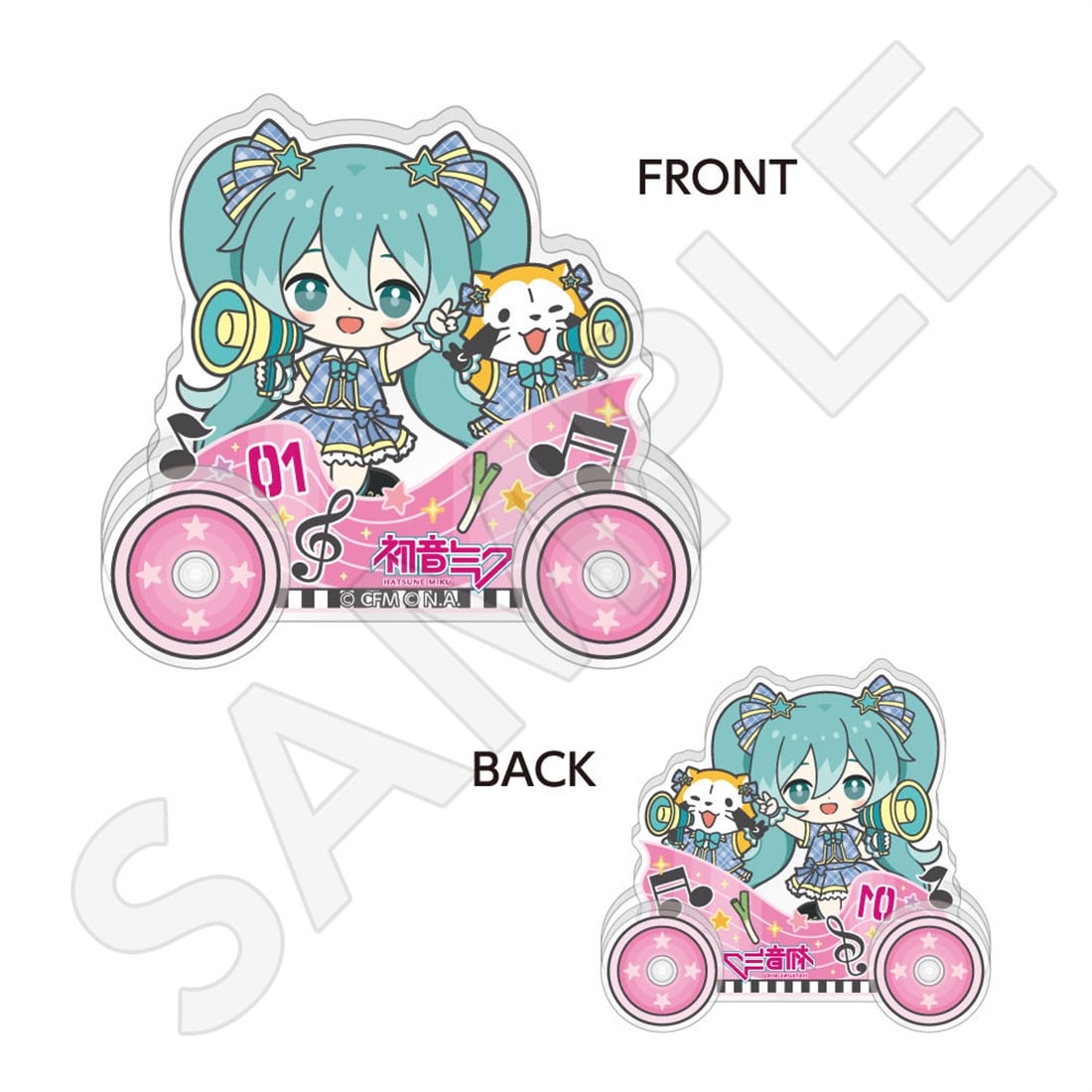 初音ミク×ラスカル 2026 トロッコ風アクリルスタンド 初音ミク