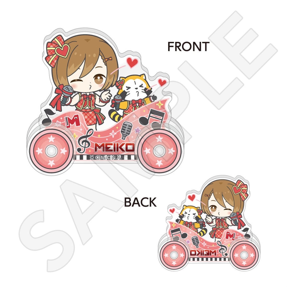 初音ミク×ラスカル 2026 トロッコ風アクリルスタンド MEIKO