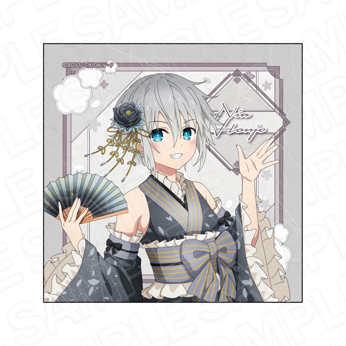 デート・ア・ライブⅤ マイクロファイバー 本条二亜 和服アイドル ver.