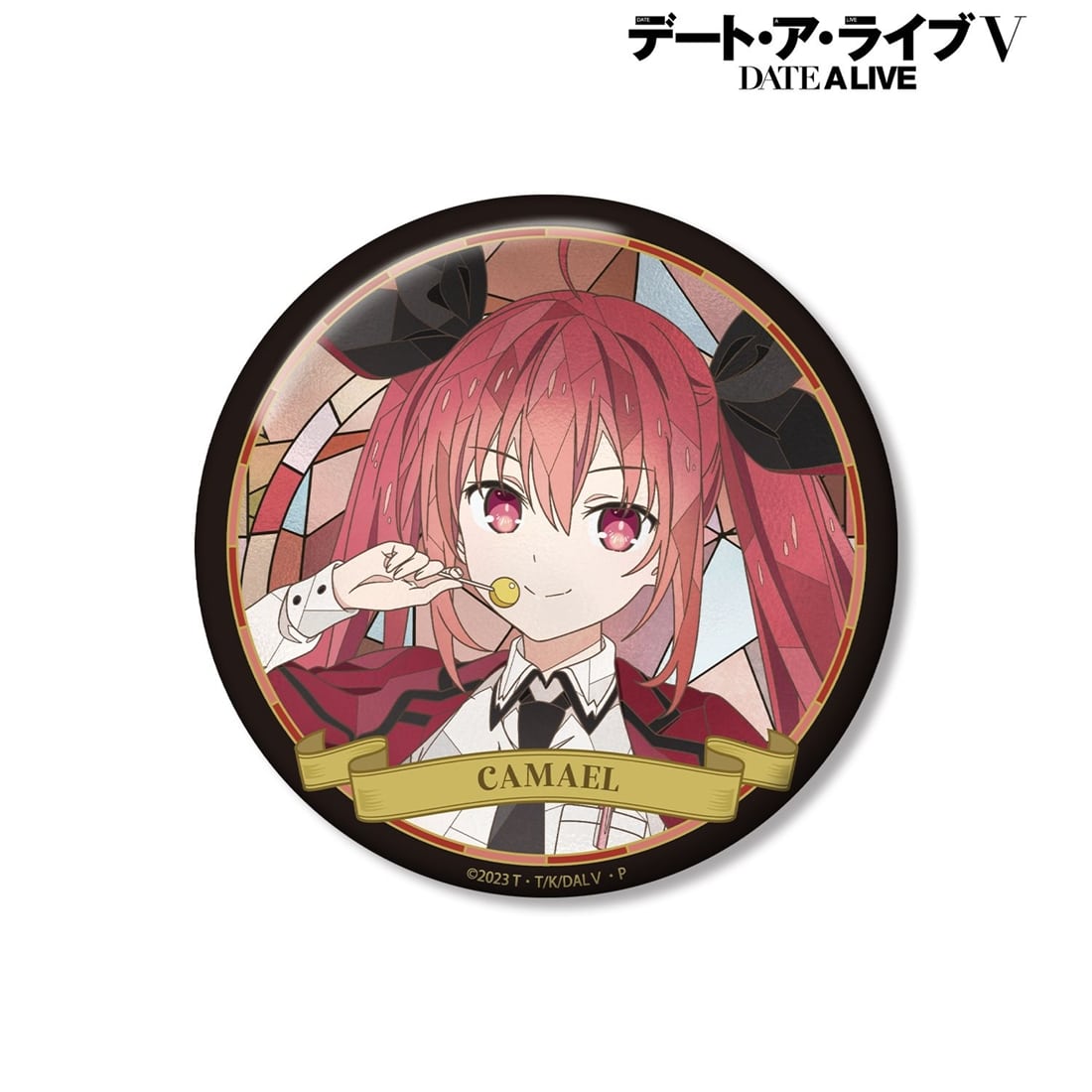 デート・ア・ライブV 五河琴里 Aure Glass 100mm缶バッジ