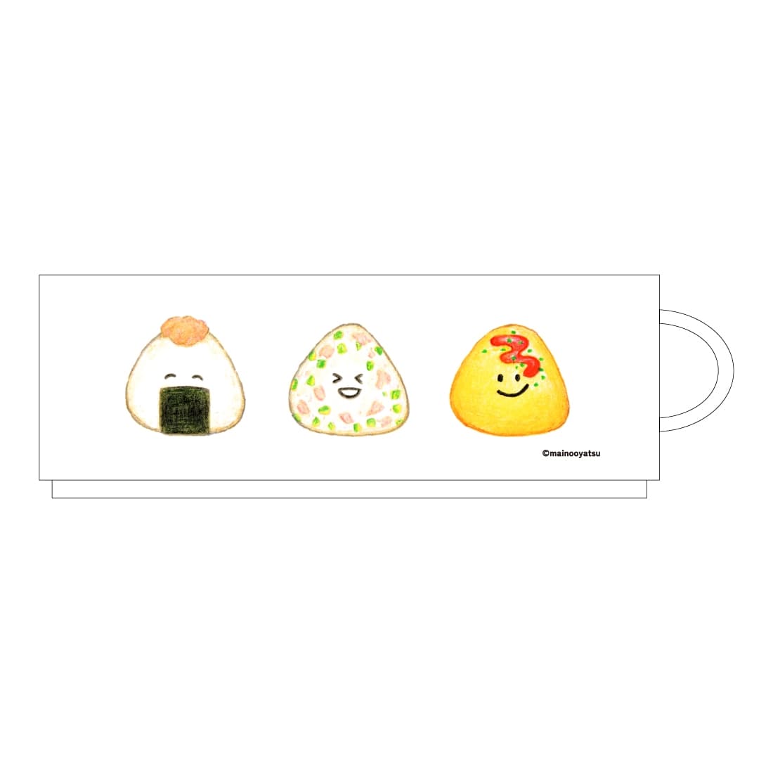 まいのおやつ まほうの食育絵本シリーズ スタックマグカップA おにぎり