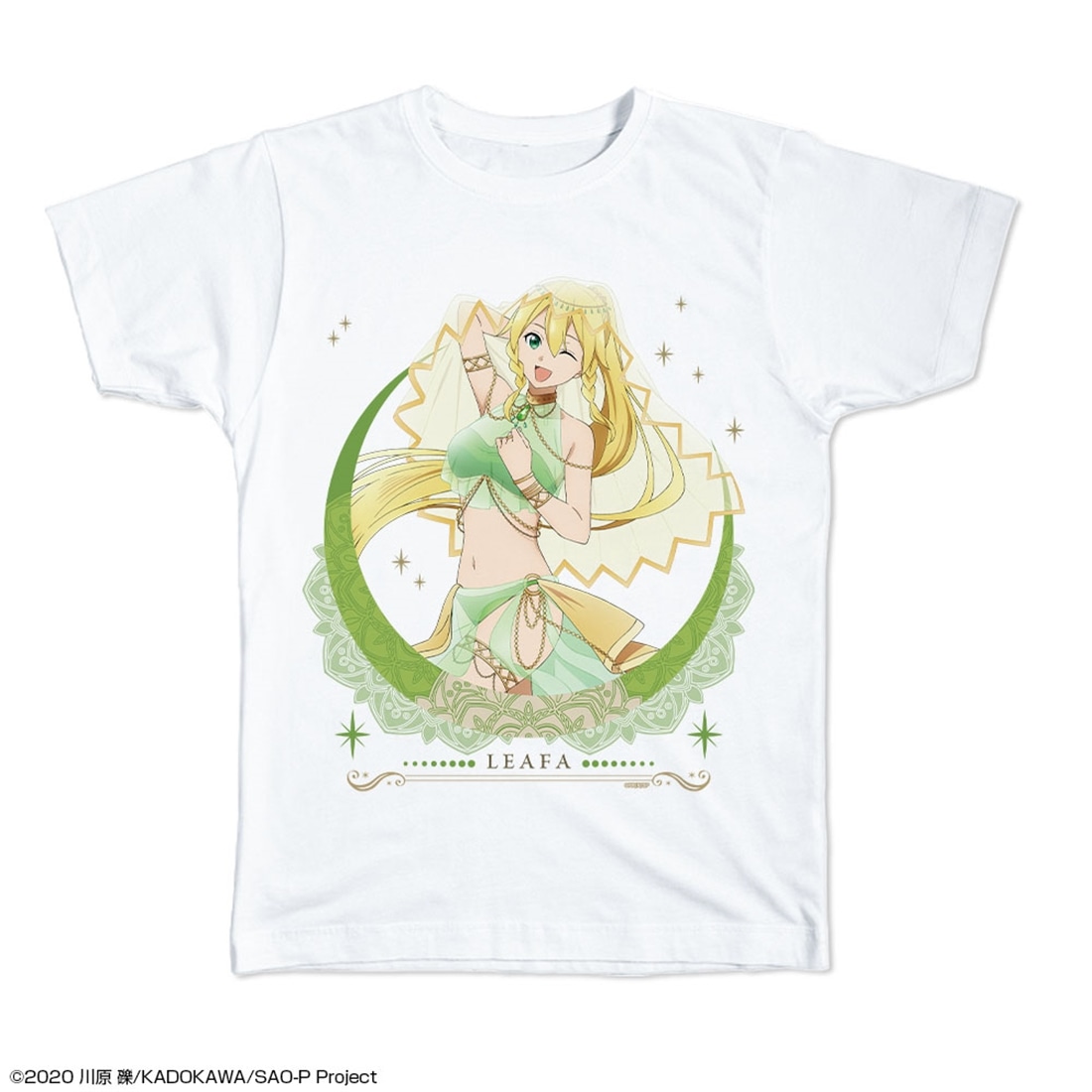 ソードアート・オンライン Tシャツ XLサイズ デザイン02 リーファ/踊り子ver. 【描き下ろし】 リーファ XL