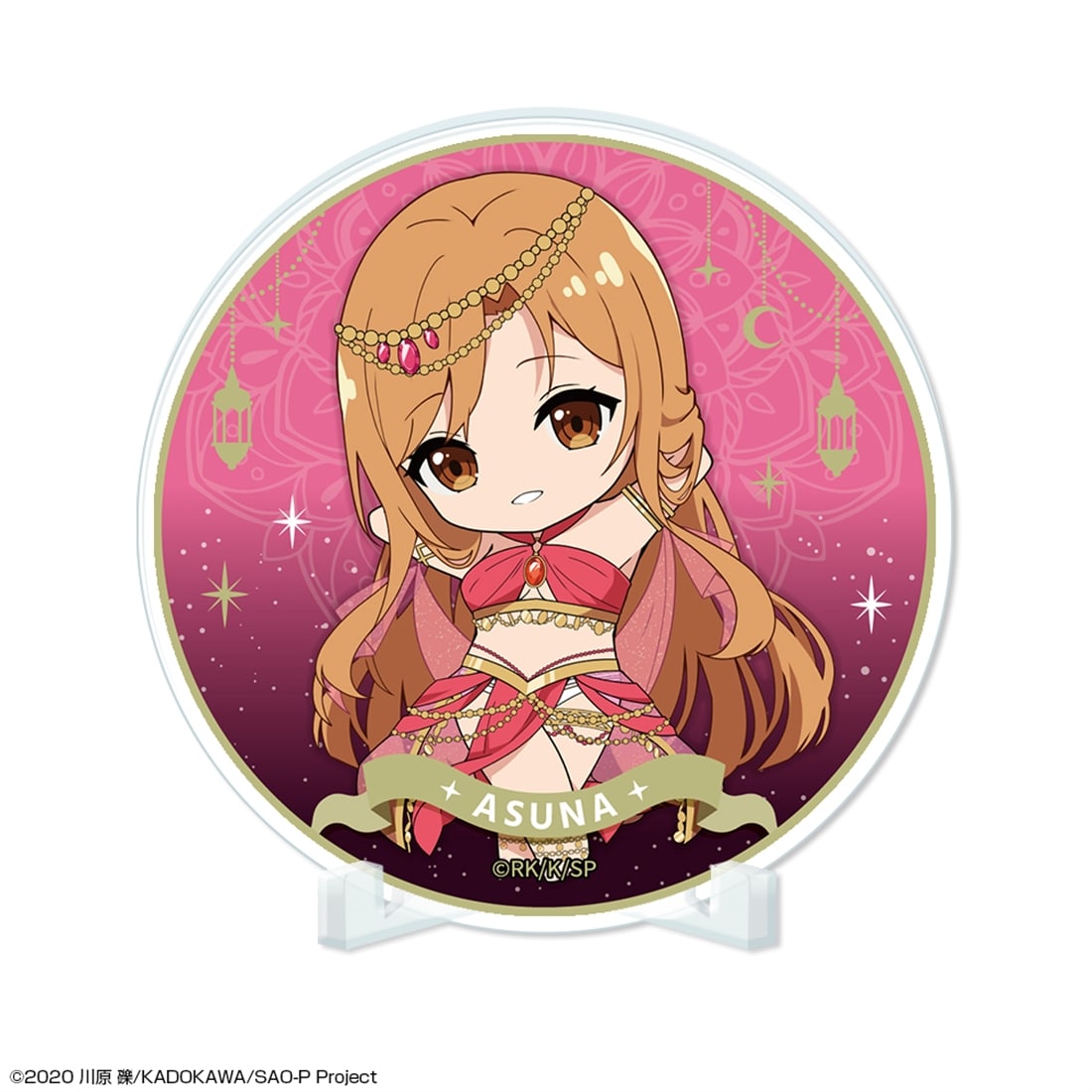 ソードアート・オンライン アクリルコースター デザイン01 アスナ/ちびキャラ踊り子ver.