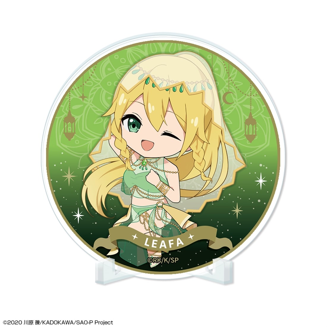 ソードアート・オンライン アクリルコースター デザイン02 リーファ/ちびキャラ踊り子ver.