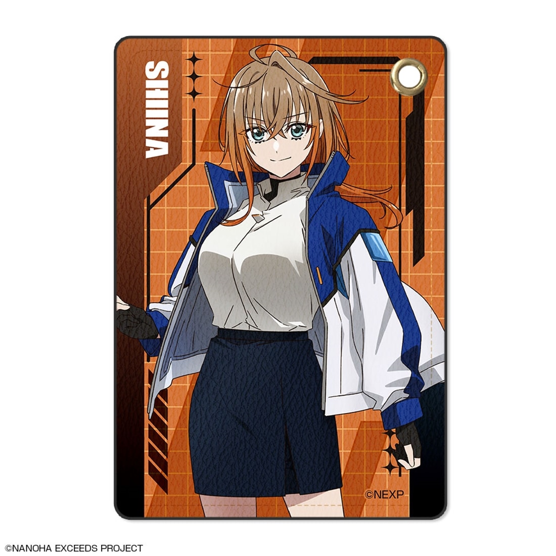 魔法少女リリカルなのは EXCEEDS Gun Blaze Vengeance レザーパスケース デザイン01 久瀬シイナ