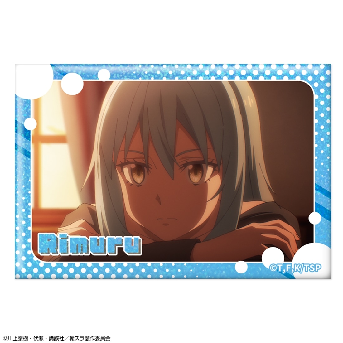 転生したらスライムだった件 ホログラム缶バッジ Ver.3 デザイン09 リムル/I