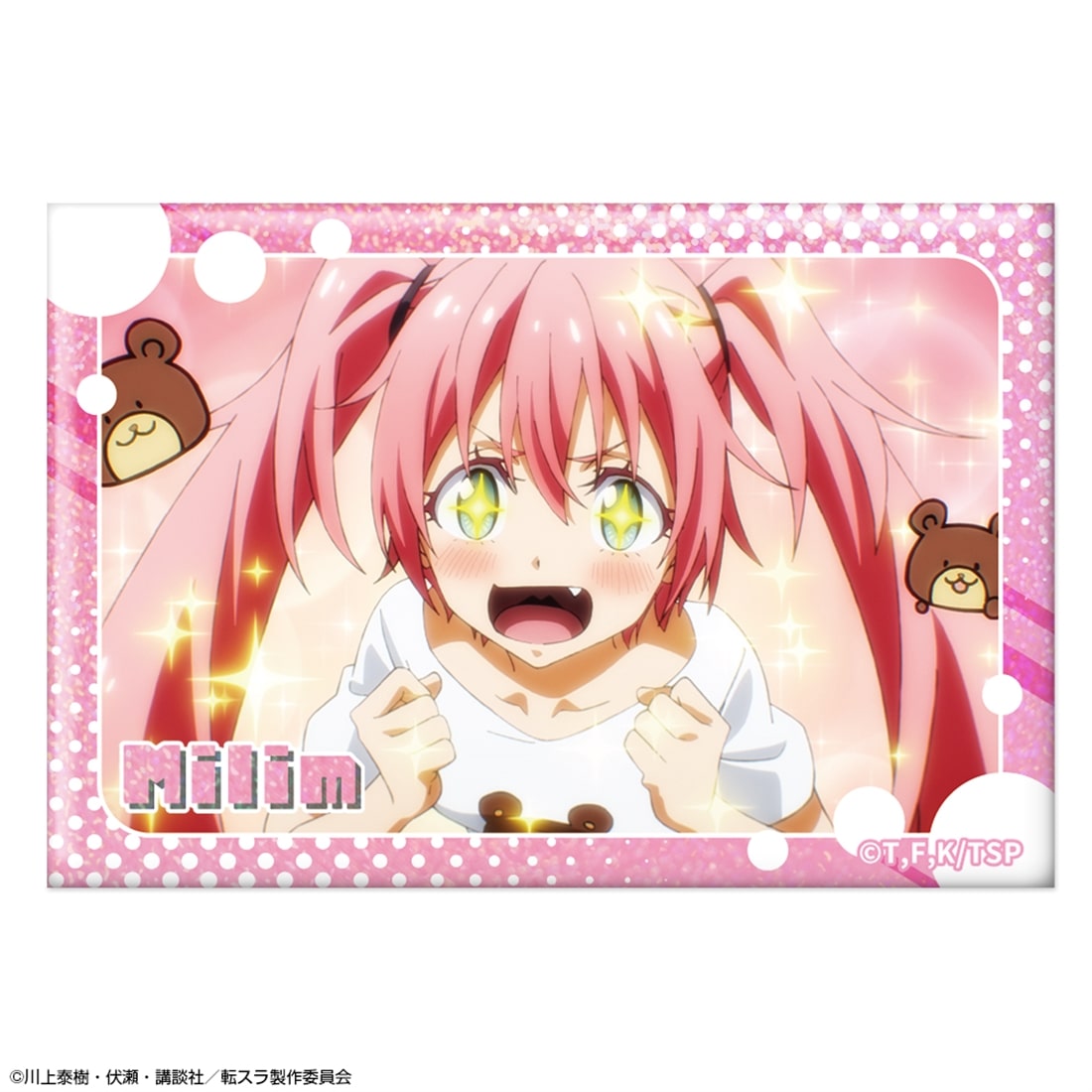 転生したらスライムだった件 ホログラム缶バッジ Ver.3 デザイン18 ミリム/B