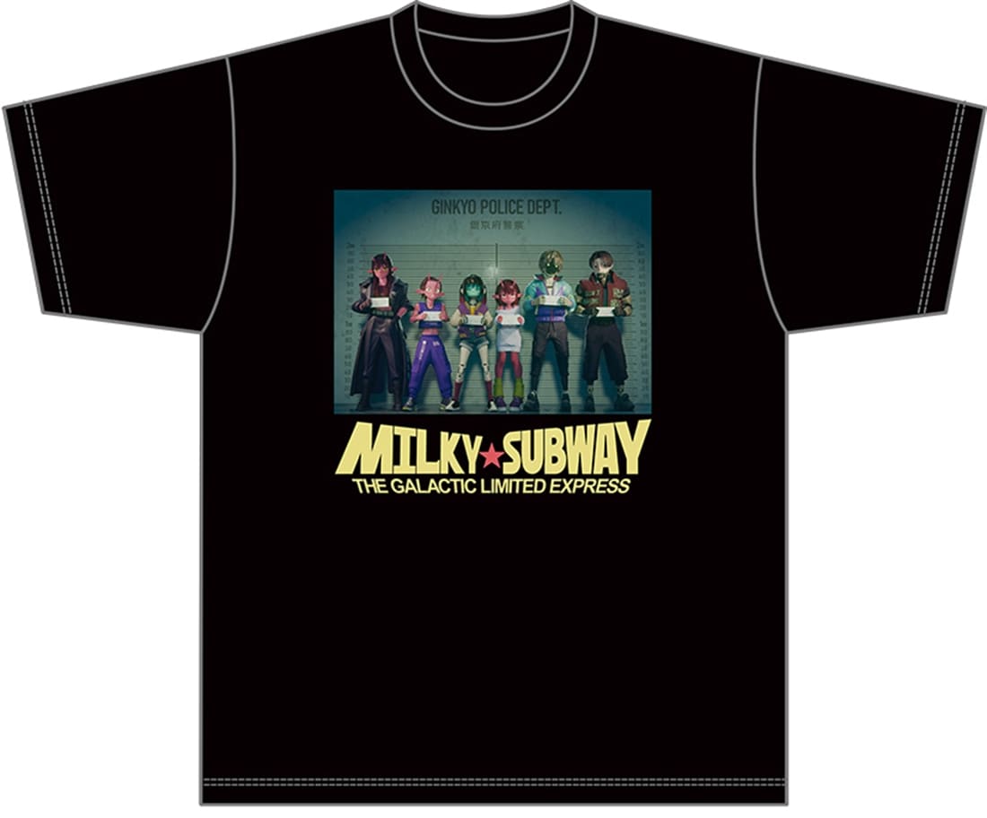 銀河特急 ミルキー☆サブウェイ Tシャツコレクション 全員集合 Lサイズ L