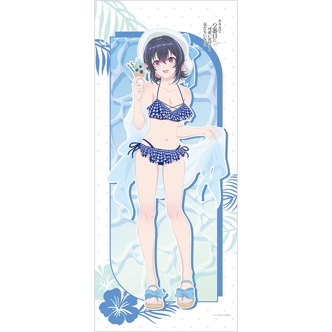 クラスで2番目に可愛い女の子と友だちになった 描き下ろし特大タペストリー 朝凪海/水着