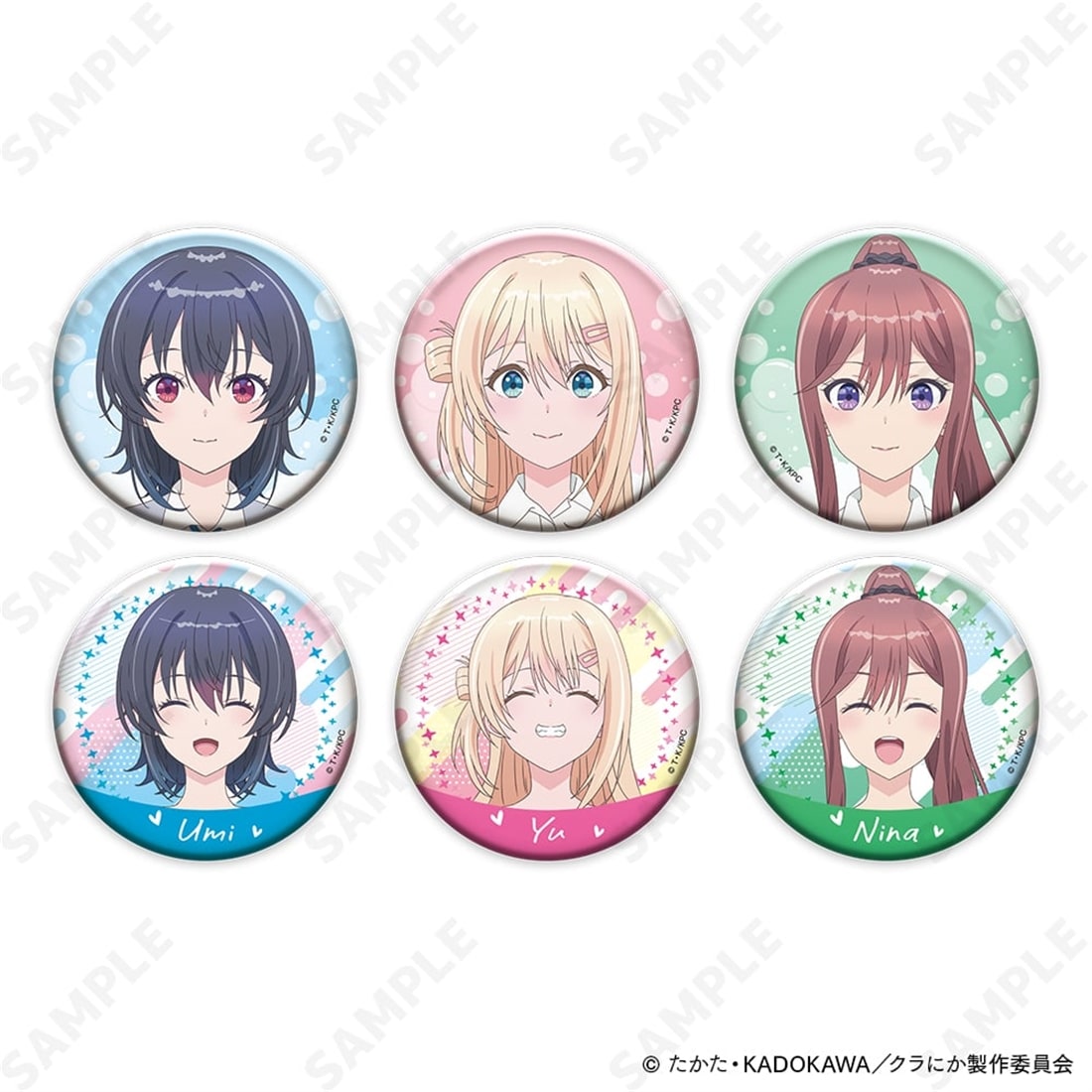 クラスで2番目に可愛い女の子と友だちになった トレーディング缶バッジ 【1BOX】