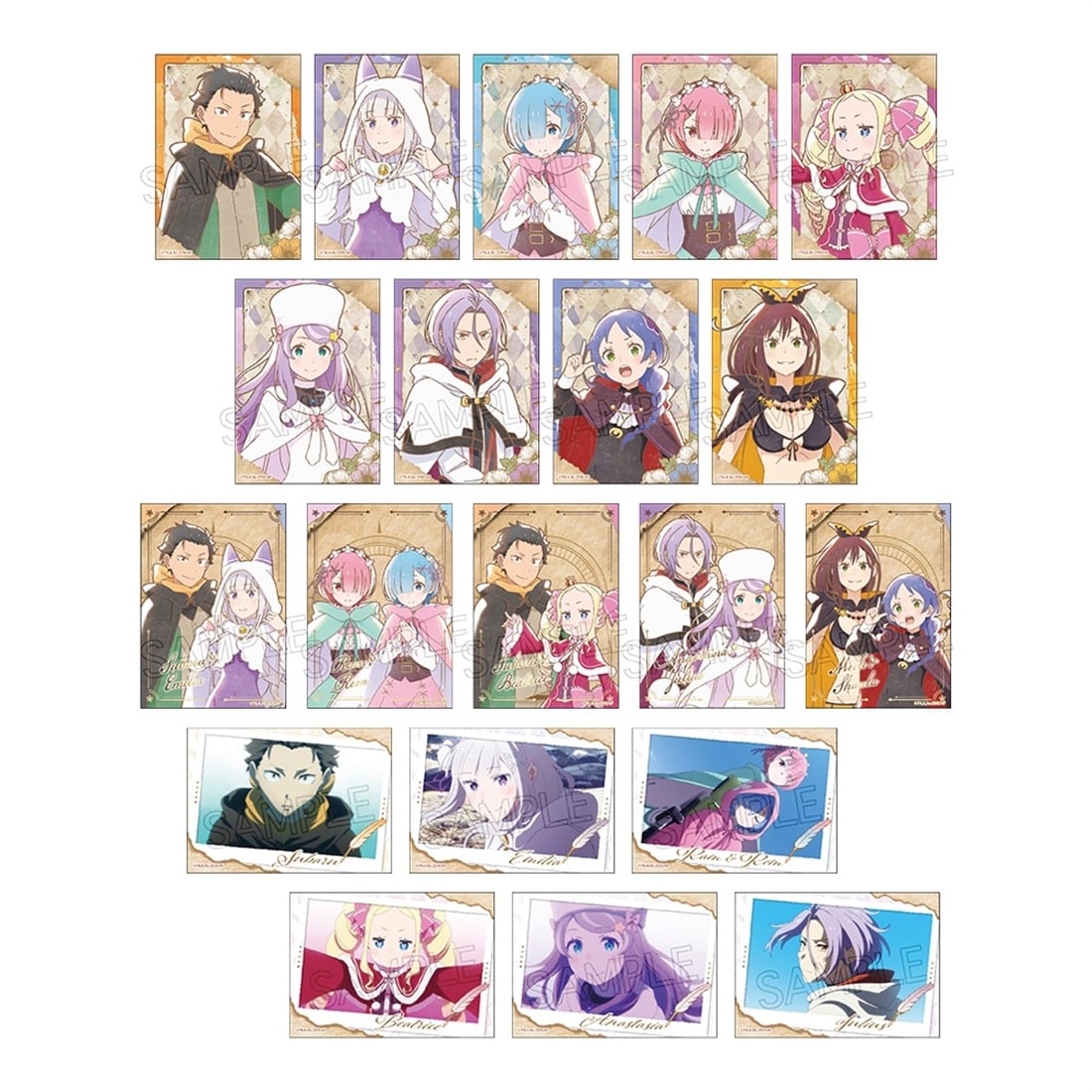 Re:ゼロから始める異世界生活 ミニブロマイド 【1セット】
