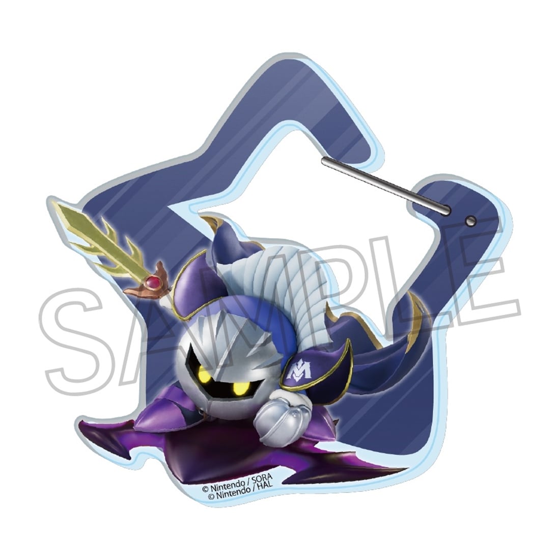 星のカービィ カービィのエアライダー 星型カラビナ C：メタナイト＆デビルスター