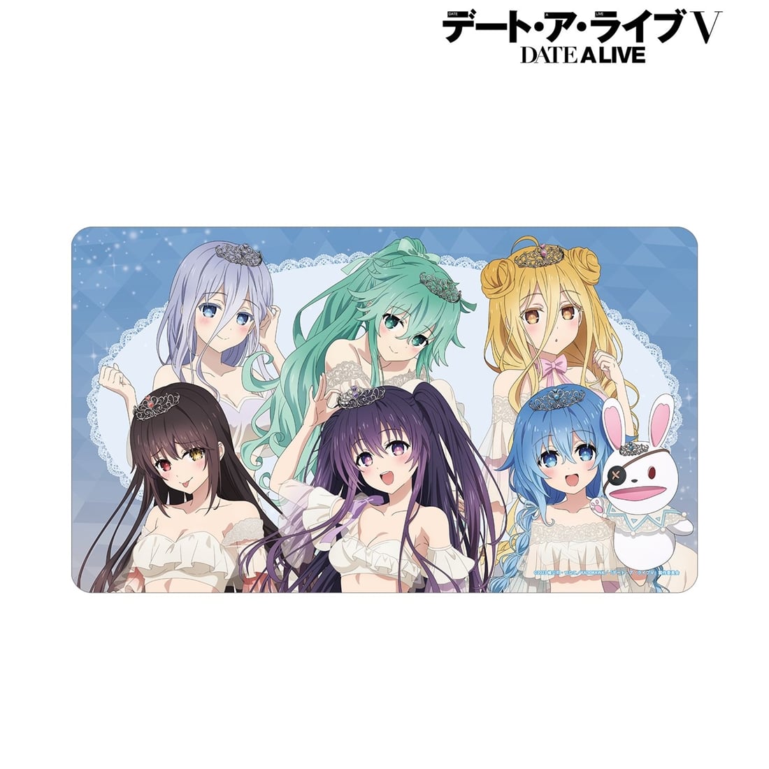 デート・ア・ライブV 描き下ろし 集合 プリンセス玉座ver. マルチデスクマット